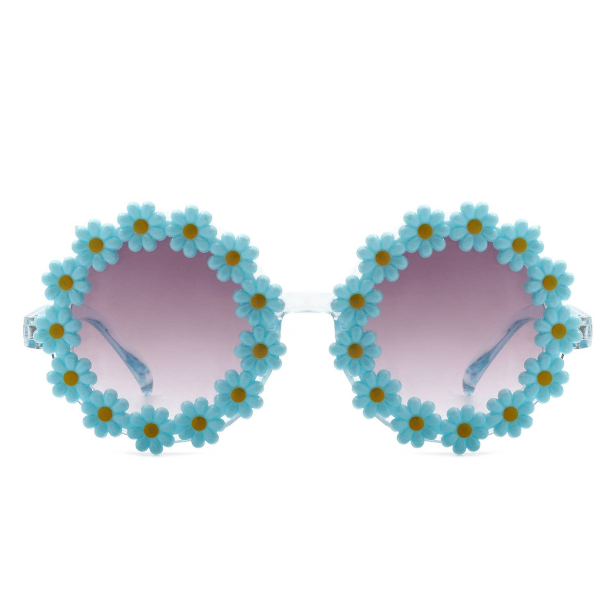 Kids Round Flower Sunglasses
