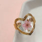 18K STAINLESS STEEL TARNISH FREE FLORAL RINGS | 40R104