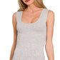 `Double Layer Rayon Tank Top Zenana