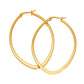 18K STAINLESS STEEL WATERPROOF TARNISH FREE HOOPS | 40E417