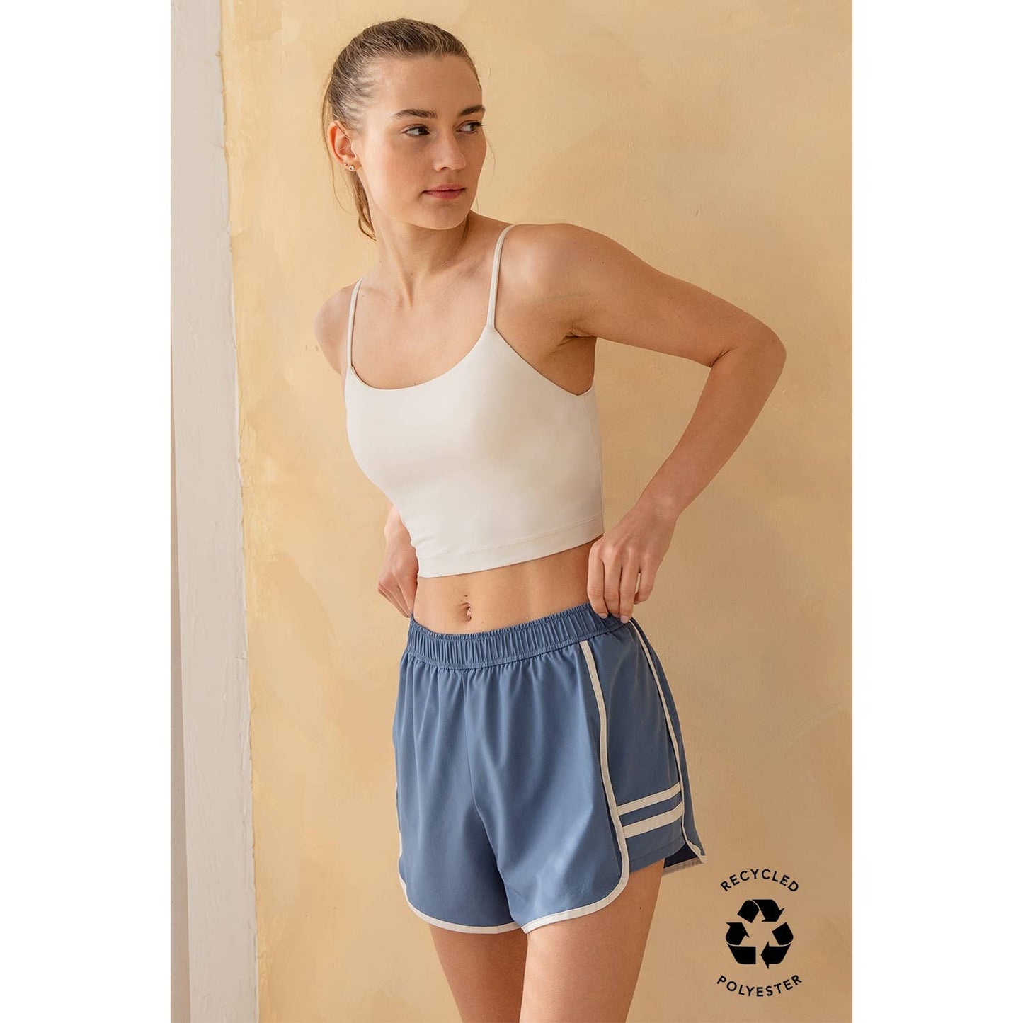 RECYCLED BUTTER TIGER SHORT