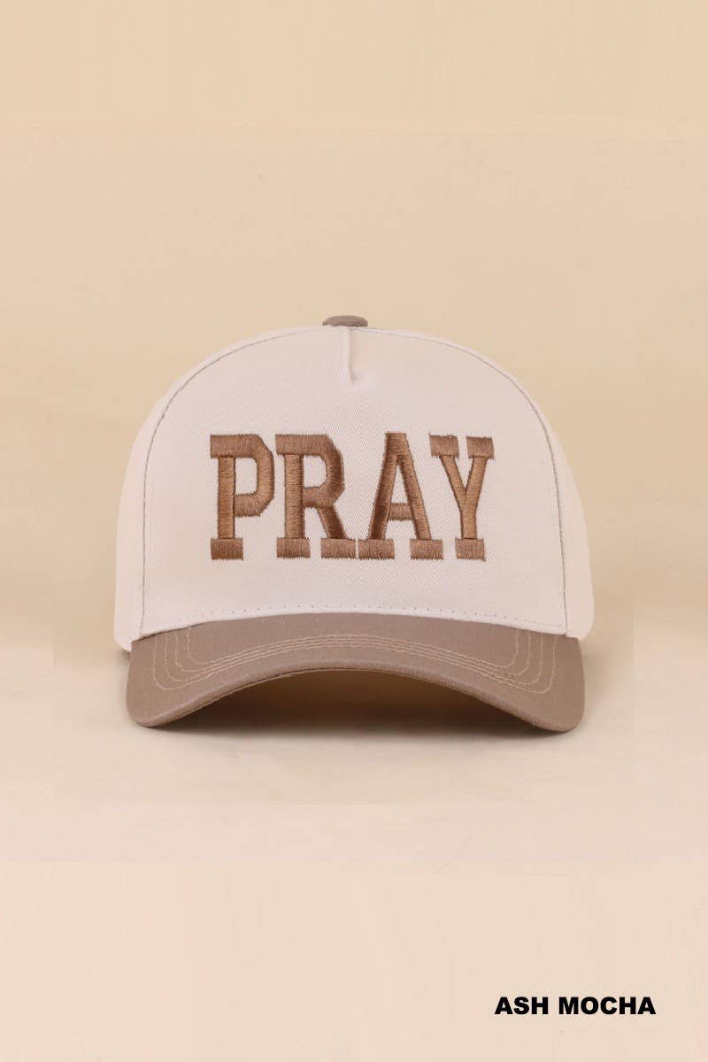 Pray Two Tone Cotton Hat