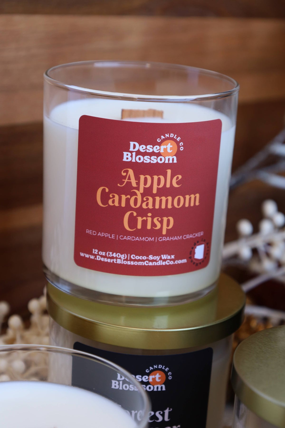 Apple Cardamom Crisp | Apple Fall Candle