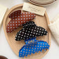 Retro Polka Dot French Style Hair Claw Clips | 40H1202