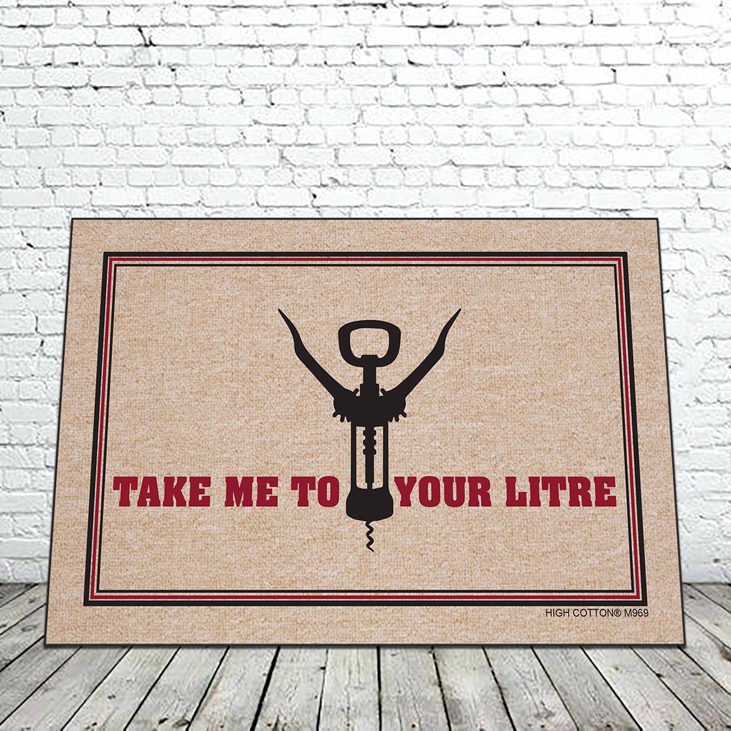 Take Me To Your Litre Doormat