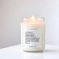 Thank you Gift Candle / Mahogany & Teakwood