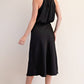 Halter Neck Sleeveless Midi Dress