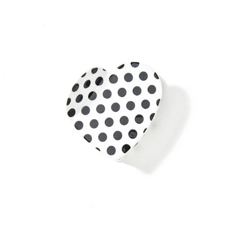 Polka Dot & Striped Heart Hair Claw Clips | 40H1053