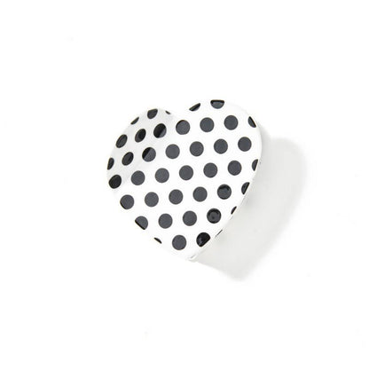Polka Dot & Striped Heart Hair Claw Clips | 40H1053