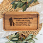 Empty Your Pockets Daddy Acacia Wood Engraved Valet Tray