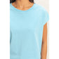 Sleeveless Crew Neck Top and Shorts Set