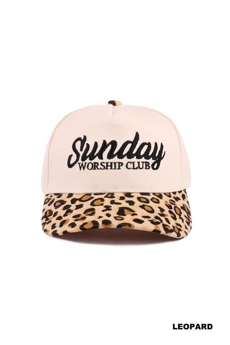 Sunday Worship Club Two Tone Cotton Hat