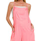 SI-26568 Knot Strap Romper w/ pockets
