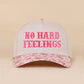 No Hard Feelings Two Tone Canvas Cotton Cap