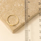 Dainty Open Heart Shape Fashion Ring