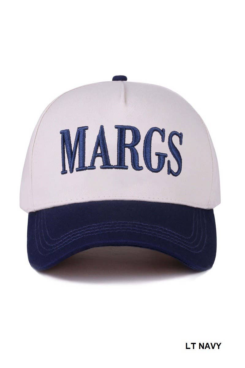 Margs Two Tone Canvas Cotton Cap