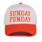 Sunday Funday Two Tone Canvas Cotton Cap  Zenana Consgt.