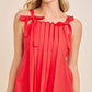 Scarlet Ribbon Pleated Sleeveless Top