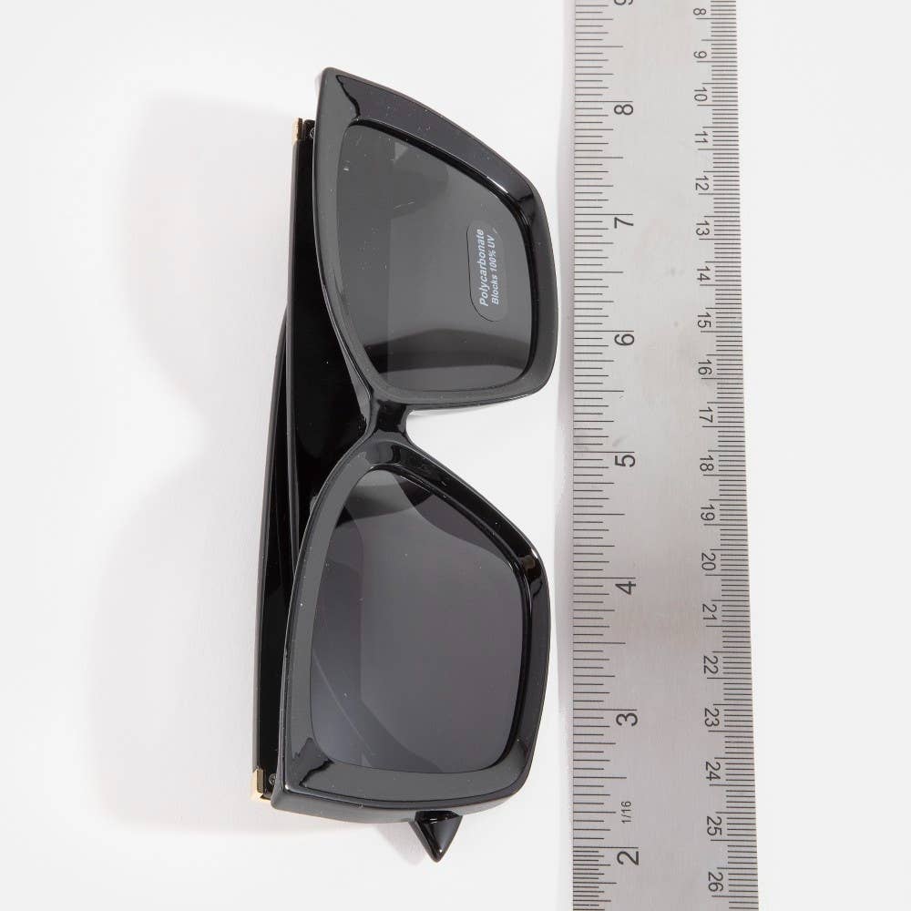 Oversized Square Cat-Eye Sunglasses