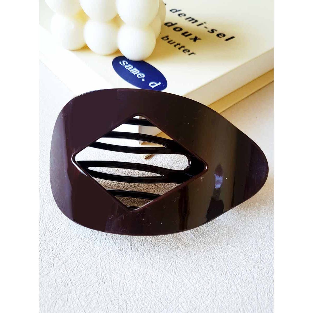 Diamond Shape Mixed Flat Hair Claw Clips