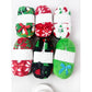 Kids Christmas Theme Fuzzy Slippers