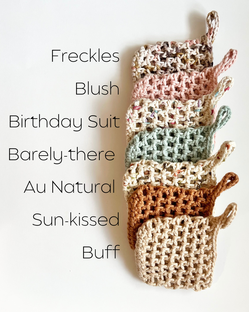 Limited Edition Hand-Crocheted Soap Saver Bag