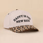 Happy Is The New Rich Two Tone Snapback Hat Zenana Consgt.