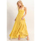 Smocked Halter Maxi Dress