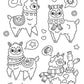 Kaleidoscope: Too Cute! Coloring by