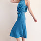 Halter Neck Sleeveless Midi Dress