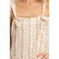 Tie Strap Jumpsuit With Hem Slits