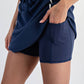 MODAL SCUBA FLAT PIPING SKORT