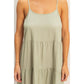 Tiered Spaghetti Strap Dress