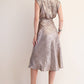 Mock Neck Sleeveless Midi Dress
