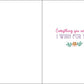 Birthday Greeting Card - Flower Birthday Cake