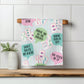 Mahjong Kitchen Towel Mah jongg Tile Game Decor Hostess Gift