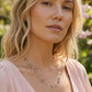 Dainty Crystal Chip Necklace 18K Gold Plated, Waterproof