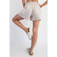 MODAL SCUBA FLAT PIPING A-LINE SHORTS