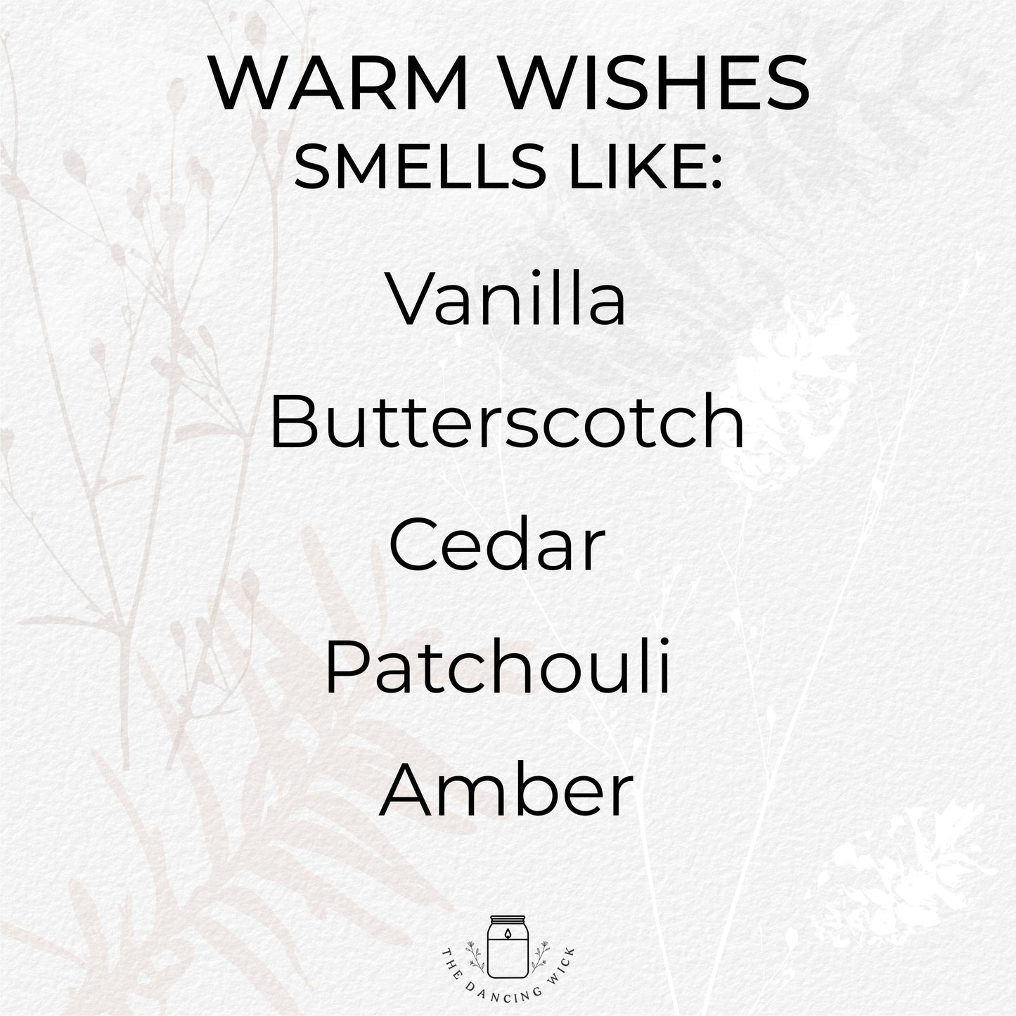 No Words Just Hugs Candle / Warm Wish Scent / Sympathy Gift