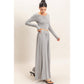 Long Sleeve Top & Wide Leg Pants Set