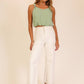 Flowy Cropped Tank Top