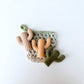 Cactus Mini Soap (Single): Prickly Pear (Green + Pink/Purple)