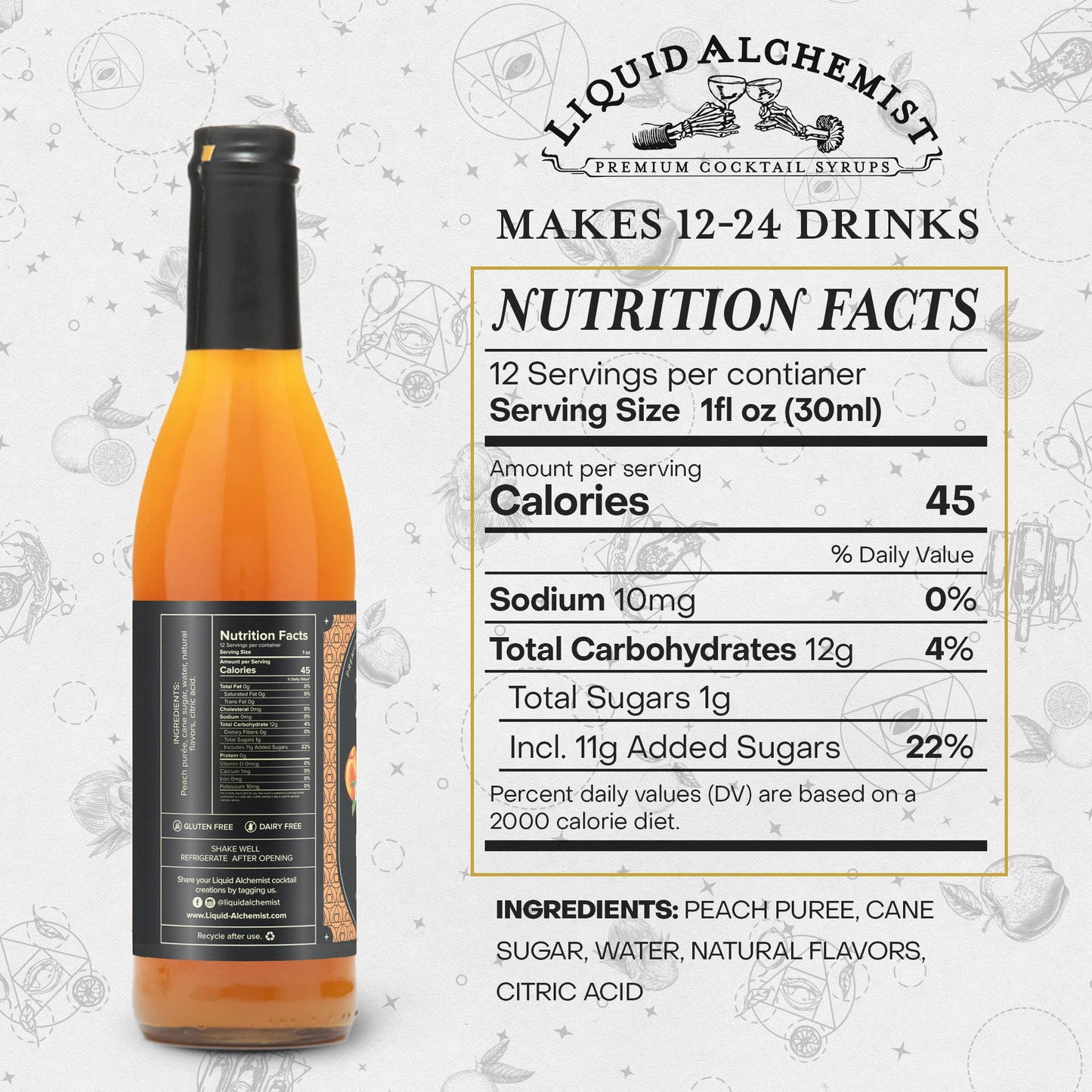 Peach Cocktail Syrup