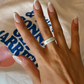 Flip Reversible diamond / MRS. ring