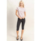 Polka Dot Short Sleeve Crew Neck Top