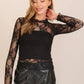 Layer Me Lace High Neck Top