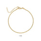 Rope Chain Bracelet / Anklet - Gold, Silver, Black
