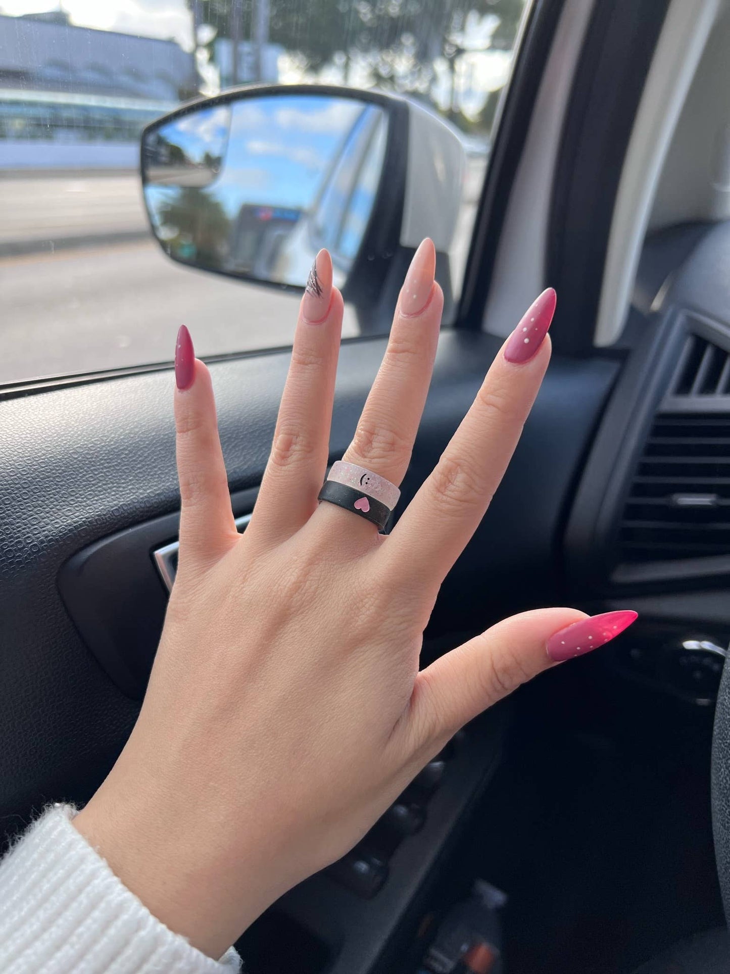 Flip Reversible heart and always ring