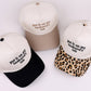 `Put It On My Husband's Tab Two Tone Canvas Cap
