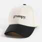 Two Tone Grumpy Embroidered Cap